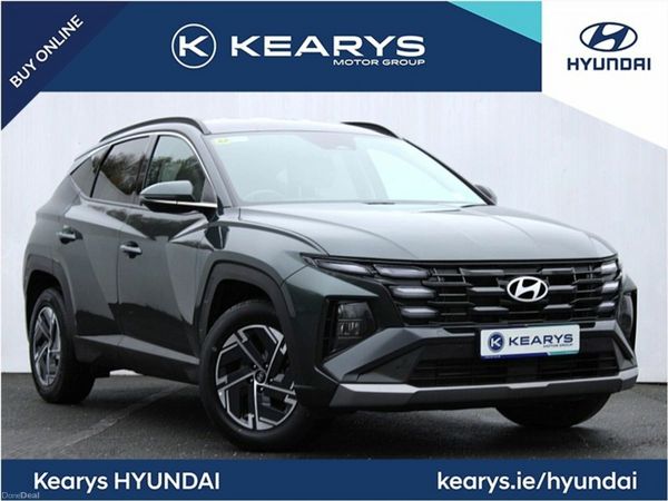 Hyundai Tucson SUV, Petrol Hybrid, 2025, Green