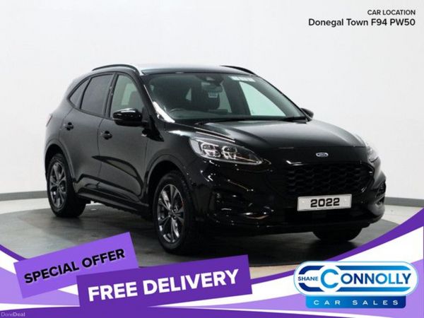 Ford Kuga SUV, Petrol Hybrid, 2022, Black