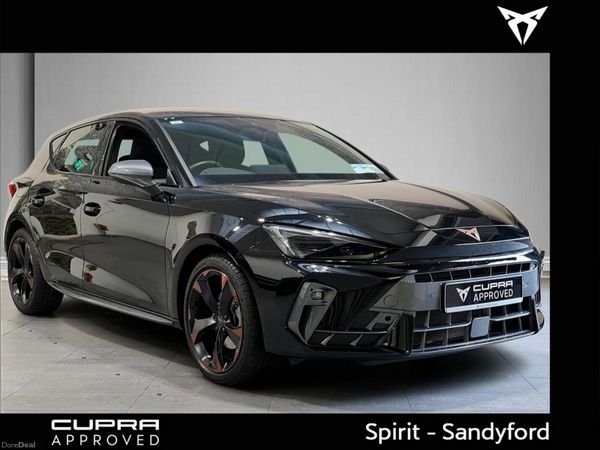 Cupra Leon Hatchback, Petrol Hybrid, 2025, Black