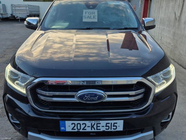 Ford Ranger Crew Cab, Diesel, 2020, Black