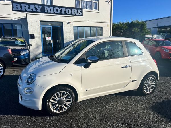 Fiat 500 Hatchback, Petrol, 2016, White