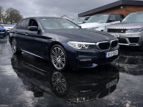 BMW 5-Series Saloon, Petrol Plug-in Hybrid, 2018, Black