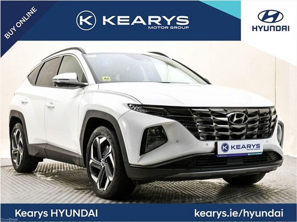 Hyundai Tucson SUV, Petrol Hybrid, 2023, White