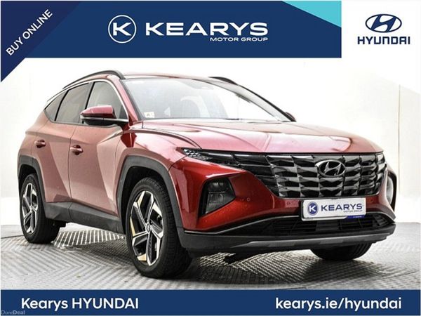 Hyundai Tucson SUV, Petrol Hybrid, 2024, Red