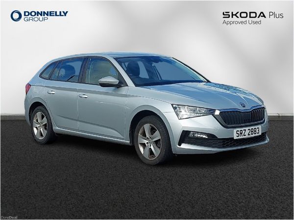 Skoda Scala Hatchback, Petrol, 2021, Silver