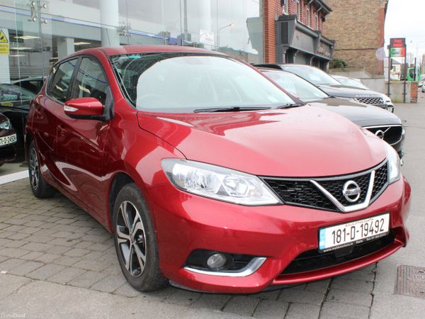 Nissan Pulsar Hatchback, Petrol, 2018, Red