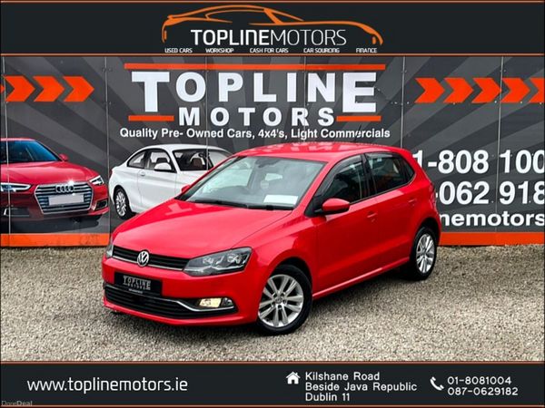 Volkswagen Polo Hatchback, Petrol, 2017, Red