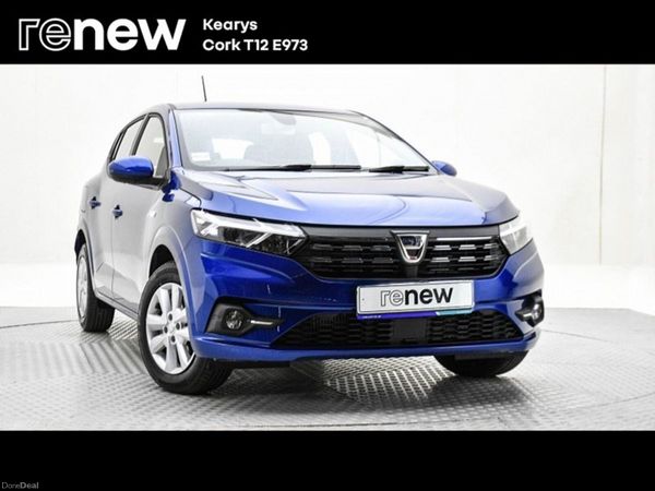Dacia Sandero Hatchback, Petrol Gas, 2021, Blue
