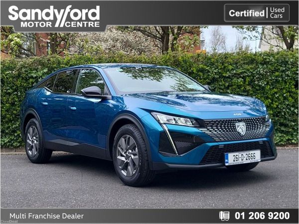 Peugeot 408 Hatchback, Petrol, 2026, Blue