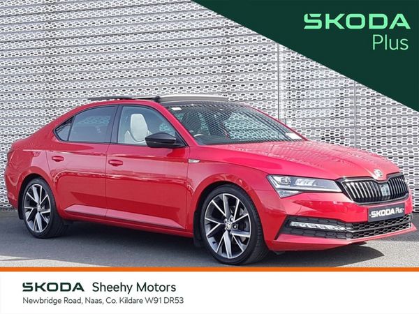 Skoda Superb Saloon, Diesel, 2023, Red