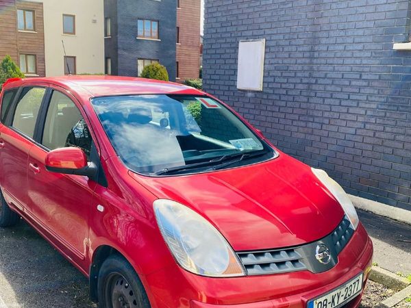 Nissan Note MPV, Petrol, 2008, Red