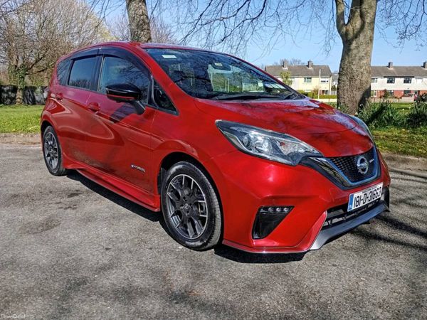 Nissan Note Hatchback, Petrol Hybrid, 2018, Red