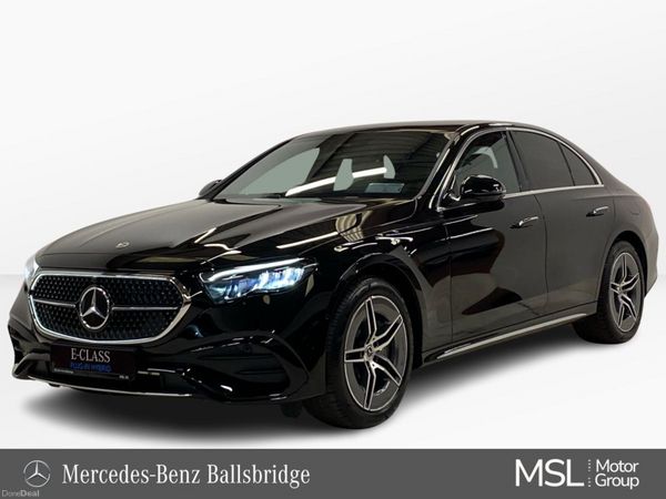 Mercedes-Benz E-Class Saloon, Diesel Plug-in Hybrid, 2026, Black