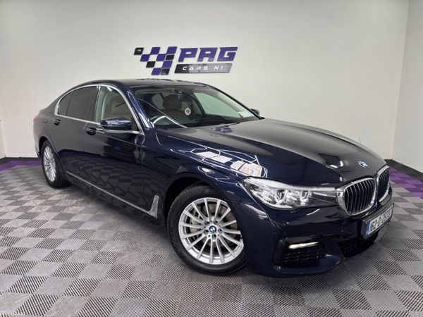 BMW 7-Series Saloon, Petrol Plug-in Hybrid, 2016, Blue