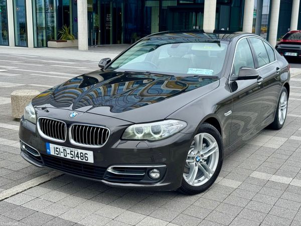 BMW 5-Series Saloon, Diesel, 2015, Brown