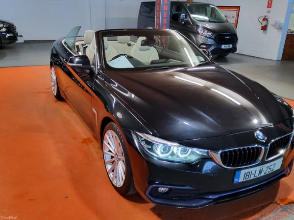BMW 4-Series Convertible, Diesel, 2018, Black