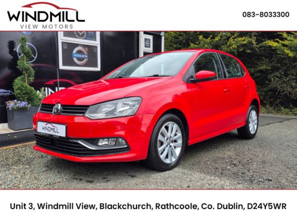 Volkswagen Polo Hatchback, Petrol, 2017, Red