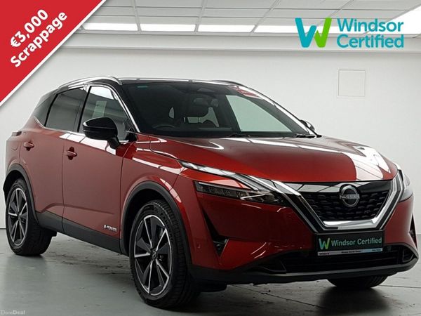 Nissan Qashqai MPV, Petrol Hybrid, 2023, Orange