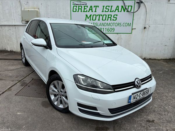 Volkswagen Golf Hatchback, Petrol, 2014, White