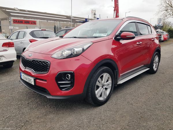 Kia Sportage SUV, Diesel, 2017, Red