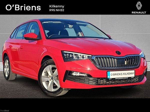 Skoda Scala Hatchback, Petrol, 2021, Red