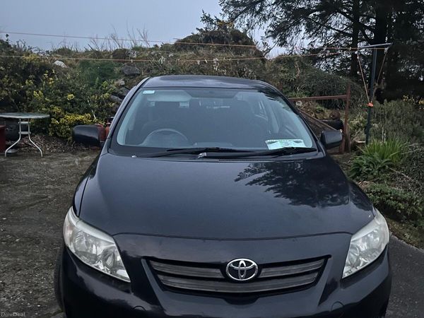 Toyota Corolla Saloon, Petrol, 2008, Black