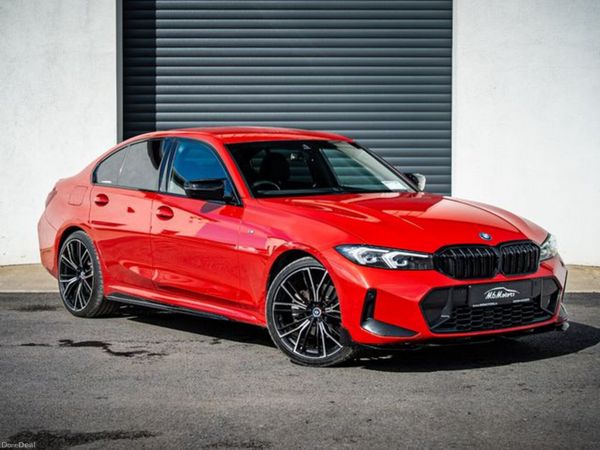 BMW 3-Series Saloon, Petrol Plug-in Hybrid, 2024, Red