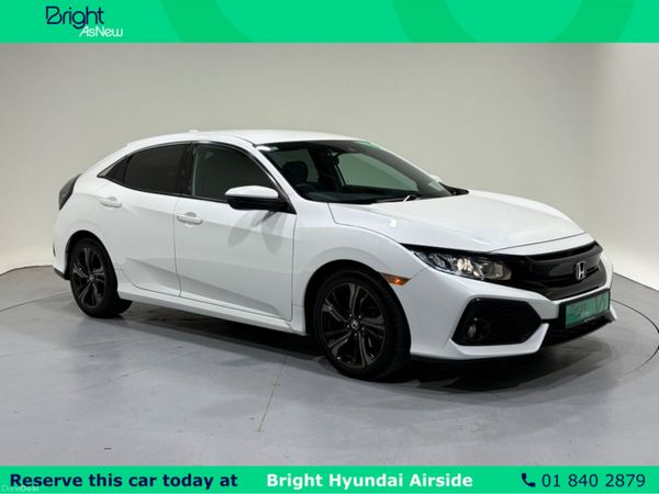 Honda Civic Hatchback, Petrol, 2018, White