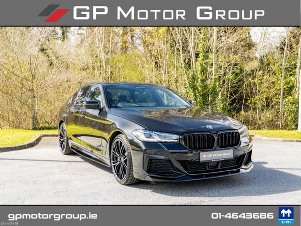 BMW 5-Series Saloon, Petrol Plug-in Hybrid, 2022, Black