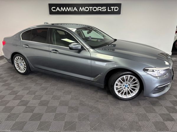 BMW 5-Series Saloon, Petrol Hybrid, 2017, Grey
