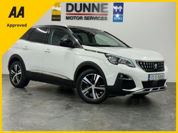 Peugeot 3008 MPV, Petrol, 2017, White