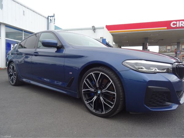 BMW 5-Series Saloon, Diesel, 2022, Blue