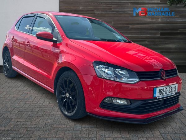 Volkswagen Polo Hatchback, Petrol, 2016, Red