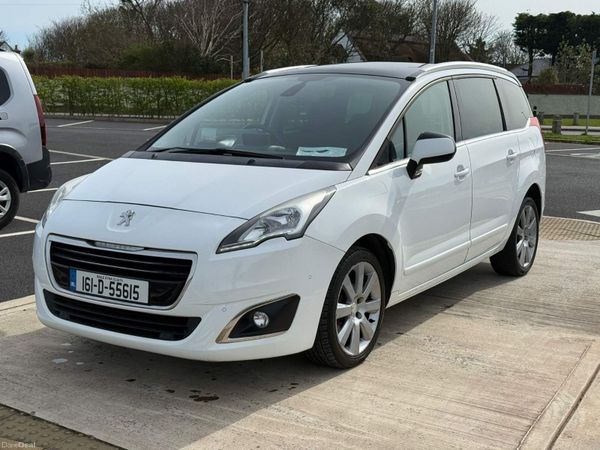 Peugeot 5008 MPV, Diesel, 2016, White