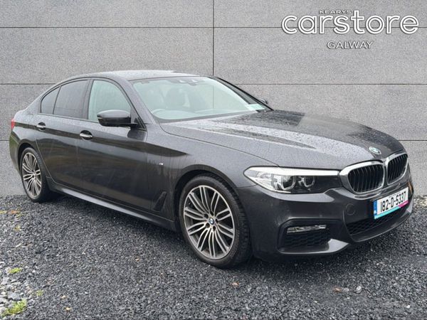 BMW 5-Series Saloon, Petrol, 2018, Grey
