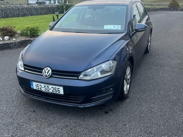 Volkswagen Golf Hatchback, Diesel, 2015, Blue