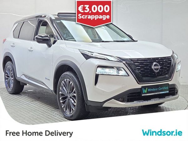 Nissan X-Trail SUV, Petrol Hybrid, 2025, White