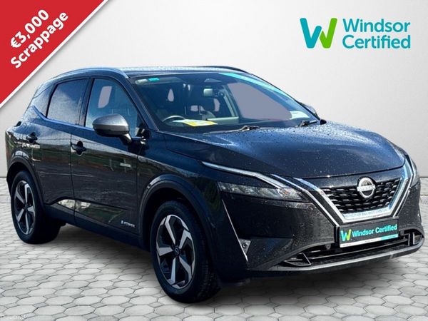Nissan Qashqai MPV, Petrol Hybrid, 2023, Black