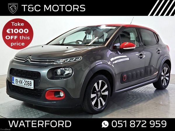 Citroen C3 Hatchback, Petrol, 2019, Grey