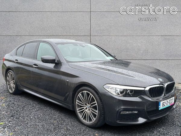 BMW 5-Series Saloon, Petrol, 2018, Grey