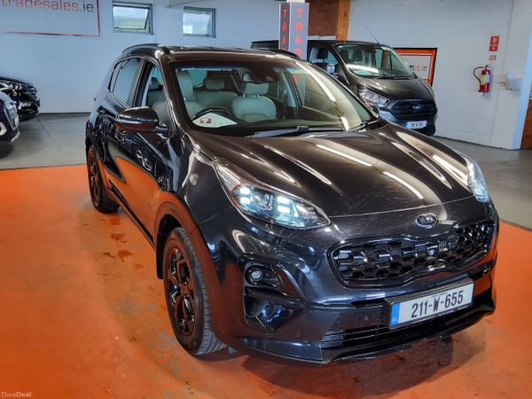 Kia Sportage SUV, Diesel Hybrid, 2021, Black