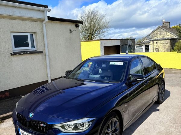 BMW 3-Series Saloon, Petrol Plug-in Hybrid, 2016, Blue