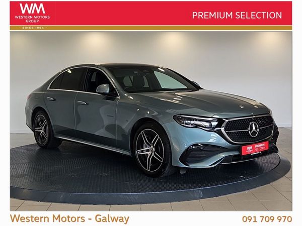Mercedes-Benz E-Class Saloon, Petrol Plug-in Hybrid, 2025, Green