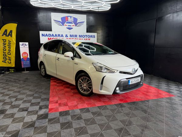 Toyota Prius MPV, Petrol Hybrid, 2016, White