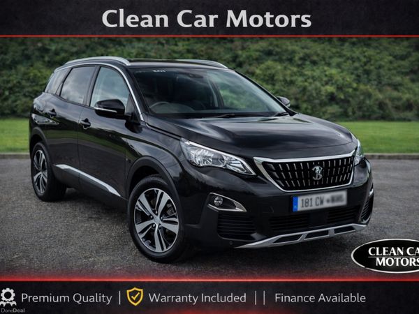 Peugeot 3008 MPV, Petrol, 2018, Black
