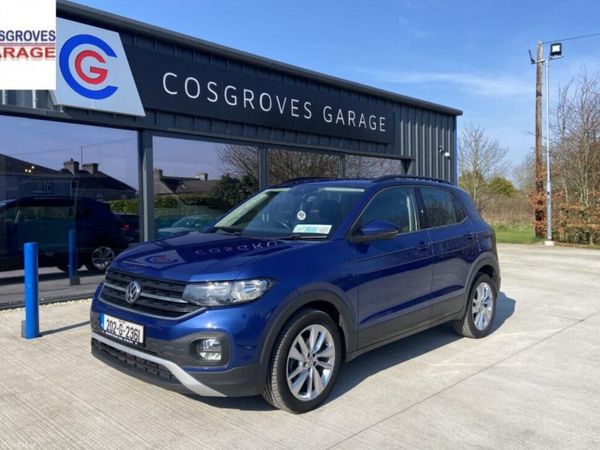 Volkswagen T-Cross Hatchback, Petrol, 2020, Blue