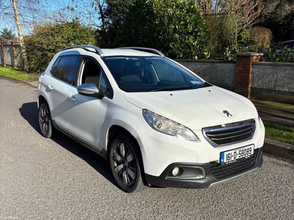 Peugeot 2008 SUV, Petrol, 2016, White