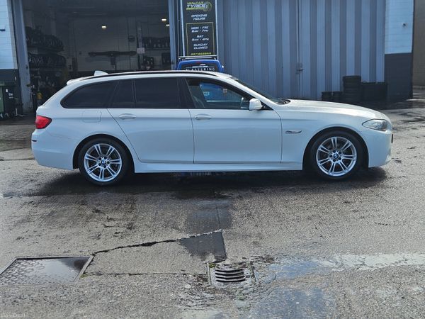 BMW 5-Series Estate, Diesel, 2013, White