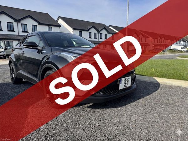 Toyota C-HR Hatchback, Petrol Hybrid, 2019, Black