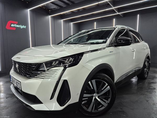 Peugeot 3008 MPV, Petrol Plug-in Hybrid, 2022, White